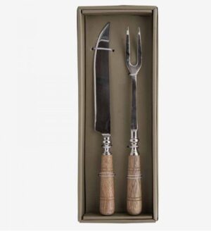 Carving Set - Natural Wood