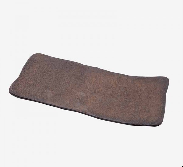 rust brown rectangular tray