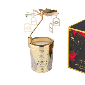 LADENAC MILANO Sicilian Cottage Candle with Carousel