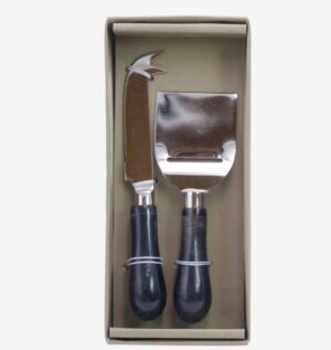 Blackhorn Cheese Knife & Grater Set