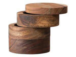 Wooden Salt & Pepper Holder