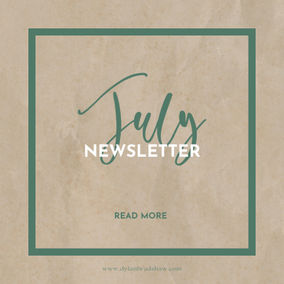 July Newsletter Dylan Bradshaw Dublin